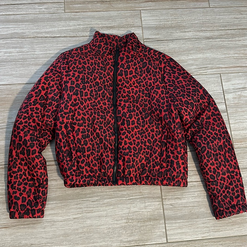 Red Leopard Amp Jacket